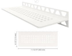Schluter Shelf-W Square Matte White SWS1 D3 MBW